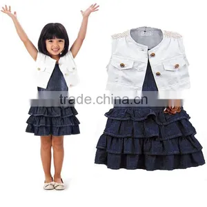Fashion Baby Kids Clothes Set WITH Belt + Coat+ Queen Dresses for Girls SV001188 thumbnail-1
