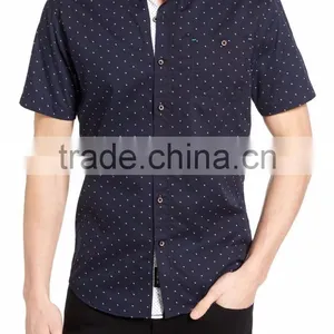 Tiny Striped Men's Dress Shirt/custom Shirt/ Made in China thumbnail-1
