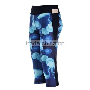 OEM Service Chinese Supplier High Quality Custom Sublimation Leggings With Pocket thumbnail-3