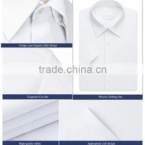 High Quality Slim Fit Shirts Office Men Dress Shirts thumbnail-1