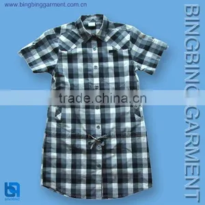 Nice Fashion Ladies Check Dress thumbnail-1