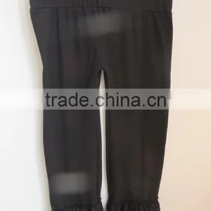 2015Hot Sale!Ladies Wear Garment Women Knit Cotton Pants Wholesale Ruffle Bottom Pants QL-204 thumbnail-2