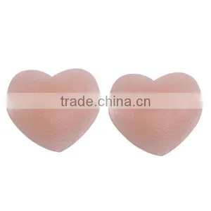 Silicone Push Up Bra Pad, Different Shapes for Choice & Anti Emptied, Solid, Pink thumbnail-2