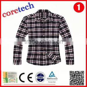 Comfortable Soft Mens Flannel Shirt Factory thumbnail-1