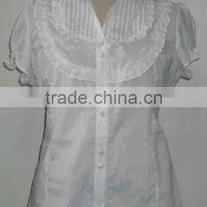 Frill and Pintuck Shirt thumbnail-1