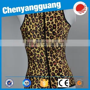CYG-leopard Pattern With Strap Overbust Waist Trainer Cincher Belt thumbnail-2