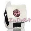White Copper With Thick Silver Plating Beads European Beads thumbnail-1
