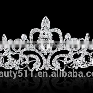 The Bride's Head is Decorated With a Diamond Wedding Accessories From the us and Europe HG018 thumbnail-2