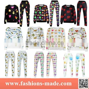 3D Printed Joggers Pullover Sweatshirt Womens Tracksuits Sports Suits Hip Hop Sportwear for Sale thumbnail-1