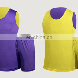Custom Team Youth Polyester Reversible Basketball Uniforms thumbnail-4