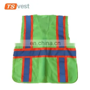 5 Point Breakaway Hi Vis ANSI Class 2 Security Safety Vest Reflectorized Vest thumbnail-2