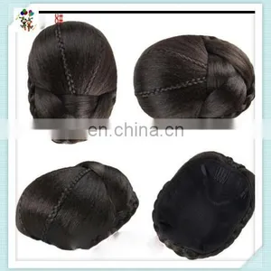 Fashion Women Dome Bun Comb Clip Synthetic Hairpieces HPC-0140 thumbnail-3