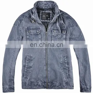 2017 Latest Design Mens Handsome Motrocycle Soft Thin Leather Jacket thumbnail-1