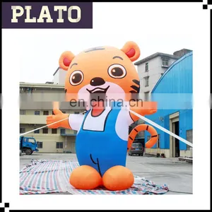 Hot Inflatable Cartoon Tiger Stand Model for Advertising thumbnail-1