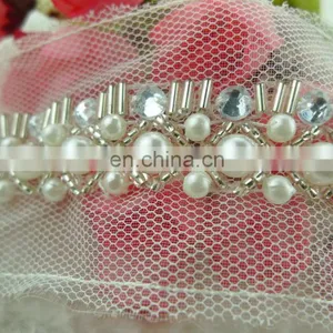 New Design Fashion Beads Crystal Decorative Trim Wholesale, Trimmings for Dresses thumbnail-5