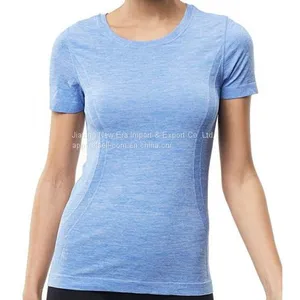 Women's Short Sleeve Sport Tee Moisture Wicking Athletic Shirt thumbnail-2