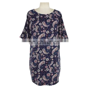 Paisley Print Top Free Size Women Clothing OEM Supplier thumbnail-1