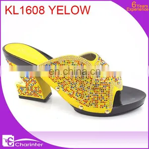 Ladies Shoes Wholesale Slipper With Stone Ladies Slipper in China thumbnail-2
