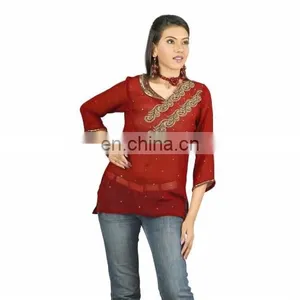 Designer Cotton Kurti thumbnail-5