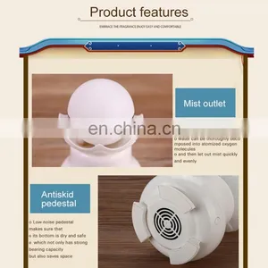 4W USB Charging Night Luminescent Pearl Ultrasonic Aromatherapy Humidifier With LED Colorful Light for Home / Office thumbnail-4