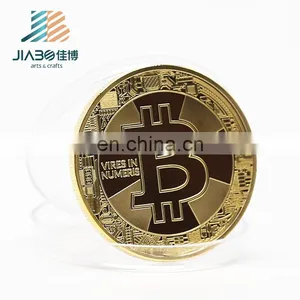 Custom Design Gold Silver Copper Plating Metal Challenge Coin Bitcoin Promotion Coin thumbnail-1