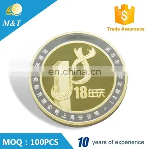 Custom Gold Metal Logo Coin Maker thumbnail-1
