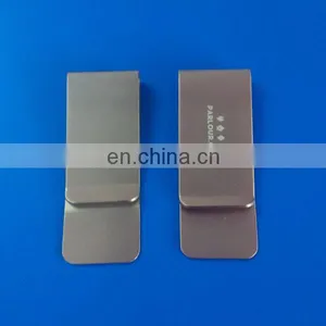 China Factory Supply Wholesale Custom Gold Metal Money Clips With Customized Logo thumbnail-1