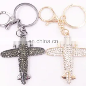 Fashion Aircraft Plane Shaped Metal Key Chain Keyring Styling Accessories Decoration thumbnail-6