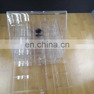 New Product House Style Clear Acrylic Bait Box With Drawers thumbnail-3