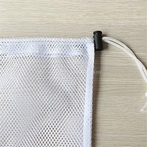 Sports Durable Mesh Drawstring Sports Equipment Bag thumbnail-3