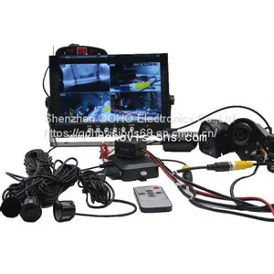 7inch Quad Monitor With 128GB SD Slot,Radar System and Rear View Camera System thumbnail-1