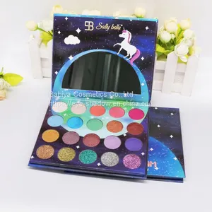 20 Colors Shimmer Eyeshadow Palette Waterproof Glitter Palette thumbnail-4