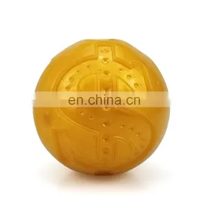 Wholesale Golden Color Ball Snacks Leakage Dog Toy Ball thumbnail-2