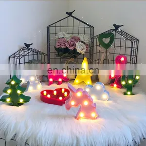 Decorative Indoor Party Family Mini Marquee LED Night Light thumbnail-1