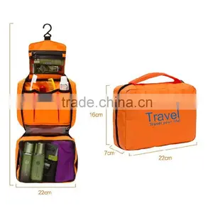 Portable Toiletry Bag Wash Bag Bathroom Hanging Bag Travel Bag Zipper Storage Bag Drawer Dividers Cosmetic Makeup Pouch With Mu thumbnail-4