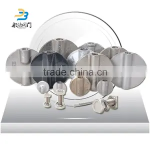 High Performance 10 Inch Flange Connection Worn Gear Operated Metal Hard Sealing Butterfly Valve thumbnail-6
