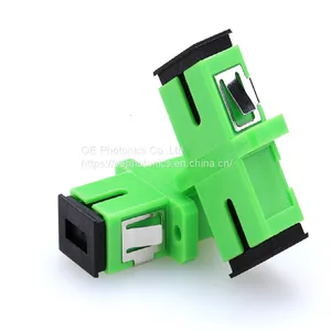 Cheap SC UPC Simplex Single Mode Plastic Fiber Optic Coupler Adapter SC to SC thumbnail-2