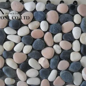 Factory Supplier Black and White Round Pebble Stone thumbnail-3