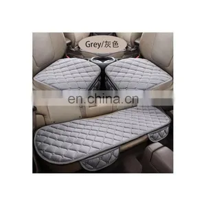 3Pcs/Set Car Gel Enhanced Seat Cushion Water Cushion Seat Cover Winter Universal Artificial Plush Keep Warm Anti-Slip thumbnail-1