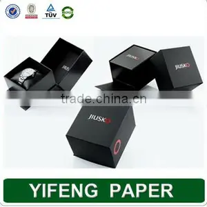 Custom Logo Printed Gift Box for Watch, Leather Watch Box,texture Paper Watch Box thumbnail-1