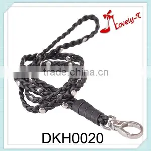 Hot Sale Leather Key Chain Customized Braided Leather Rivets Key Chain,neck Hanging Leather Key Chain,key Rope thumbnail-1