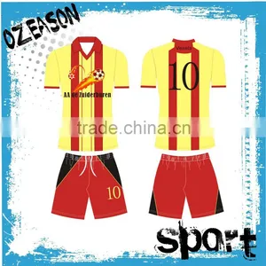 100% Polyester 150 Gsm Customized Wholesale Soccer Jersey thumbnail-4