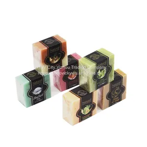 Hot Selling Private Label Organic Beauty Face Skin Whitening Vegan Pure Oil Handmade Glycerin Soap Bar thumbnail-1