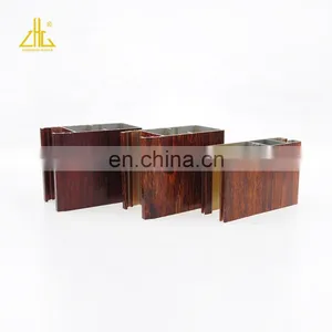 Sunroom Structure Aluminum Tube Profile Aluminum Wood GrainTransfer Profile Powder Coating Aluminium Extrusion thumbnail-4