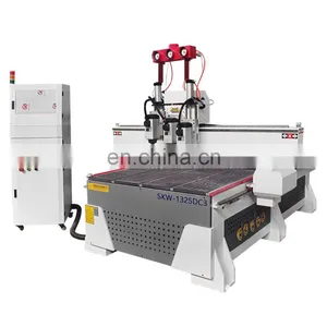 Wood Metal Acrylic Engraving Cutting Carving Milling Router Atc CNC Machine for Door Furniture Cabinet MDF Plywood Working thumbnail-3