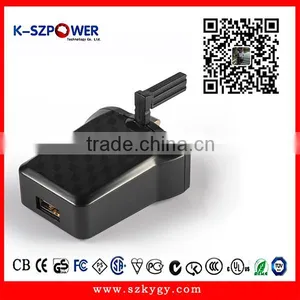 2016 G-series 10.5W K- 052100 5v2.1a Ygy Power UK Plug 5V2.4A 5v2.1a Travel Chargerwith CE UL thumbnail-1