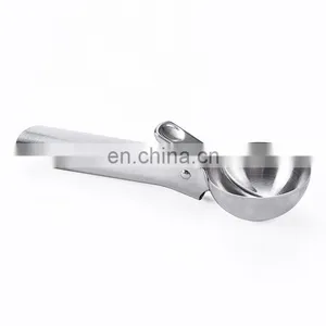 Amazon Top Seller 2021 Kitchen Accessories Icecream Ice Cream Tools Food Grade Stainless Steel Ice Cream Scoop thumbnail-3