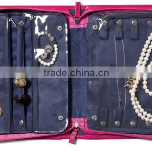 OEM Leather Jewelry Storage Bag Jewelry Pouch Travel Jewelry Organizer, Jewelry Storage Case thumbnail-3
