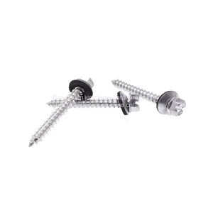 Factory Direct Sales Slotted External Hex Flange Head 3 Parts Sems Screw thumbnail-3