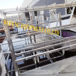 Factory Supply Price Cow Slaughtering Offal Head Trolley For Slaughterhouse Equipment thumbnail-4